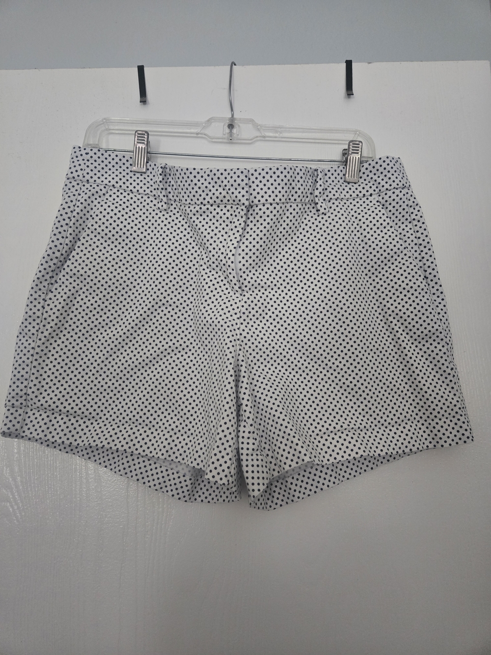 Nautica White Shorts with Navy Dot Print